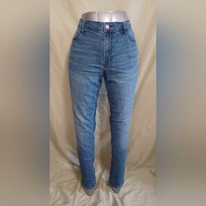 Old Navy Women's Super Skinny Mid Rise Denim Jeans - Blue